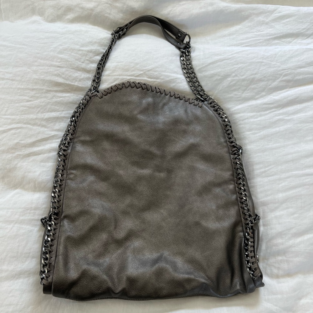 Steve Madden Purse- Gray with Chain Strap